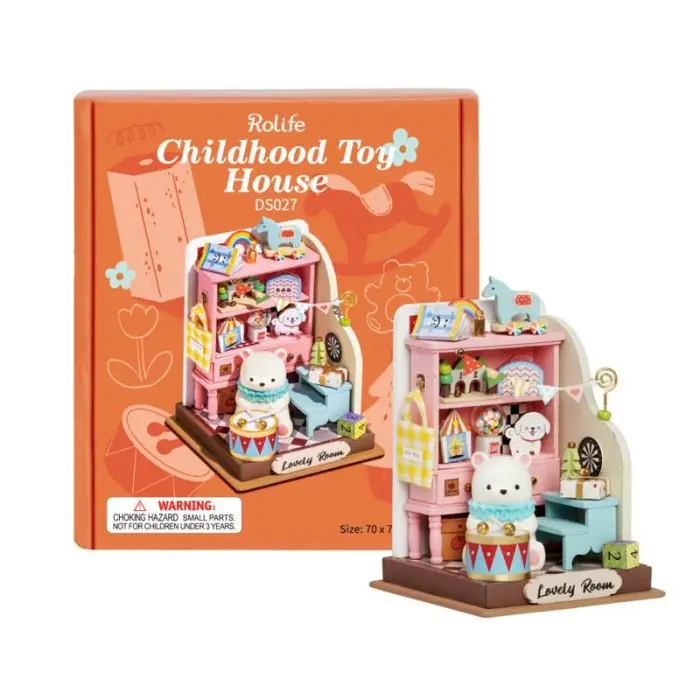 Rolife Childhood Toys House DIY Miniature House DS027