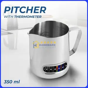 Teko Kopi Milk Jug Espresso Thermometer 350ml - L-2016