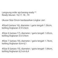 Gambar Cincin Hitam Emas Titanium Stainless Steel 316L dari DHV store Jakarta Utara 3 Tokopedia