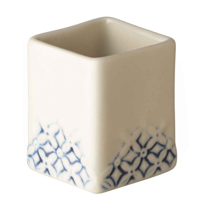 Gambar Sugar Stick Holder / Tempat Gula Jenggala Batik Kawung 5 cm Putih dari Jenggala Keramik Bali Kab. Badung Tokopedia