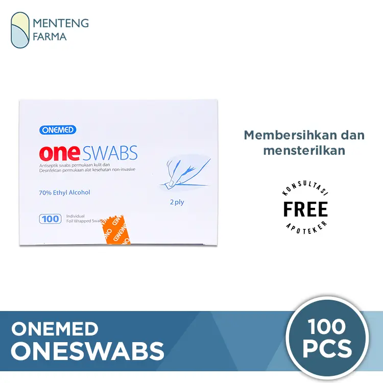 Onemed Oneswabs 100 Pcs - Tissue Alkohol