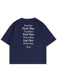 Gambar MTP04 kaos oversize gym gambar punggung distro biru navy - L dari THIRD DAY Kota Bandung 1 Tokopedia