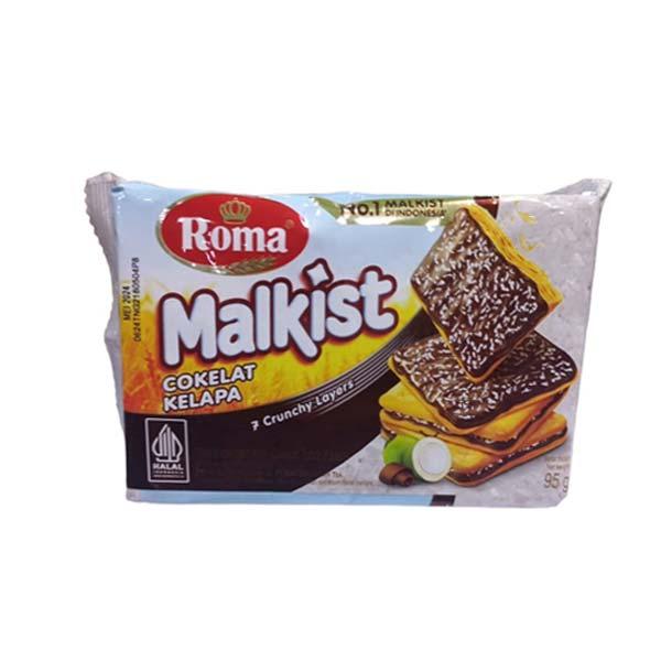 Gambar ROMA MALKIST COKELAT KELAPA 135 GR dari Hyfresh Purwokerto Kab. Banyumas Tokopedia