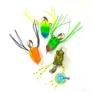 Umpan Pancing kodok Casting gabus 3cm berat 4gr bahan karet