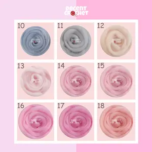 (31-50) Felt Merino Punch Needle Material Felting Yarn