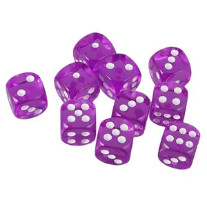 Dadu D6 Isi 10 Buah, Main Permain Papan Pesta