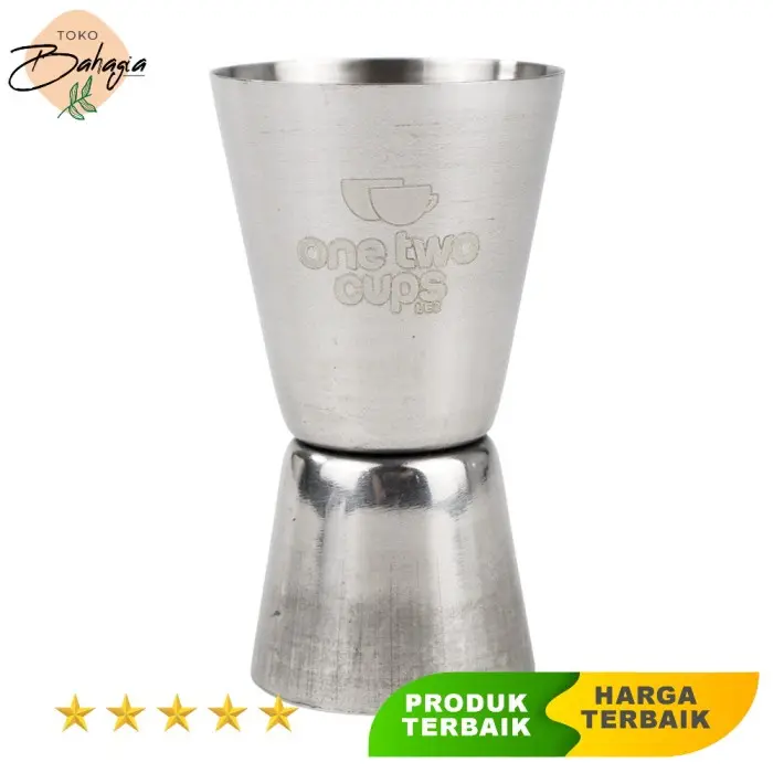 Gelas Ukur Jigger Bartender Double Shot 15 30 ml - One Two Cups