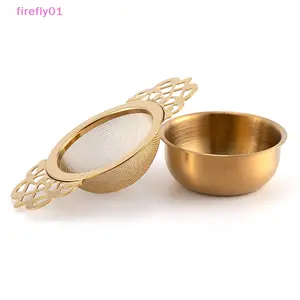 Double-layer Fine Mesh Tea Strainer Stainless Steel Saringan