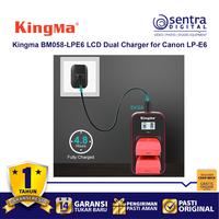Gambar Kingma BM058-LPE6 LCD Dual Charger for Canon LP-E6 Battery dari Sentra Digital Jogja Kab. Sleman 4 Tokopedia