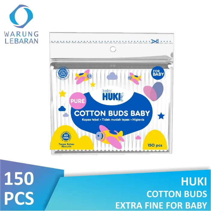 Huki Cotton Bud Extra Fine Baby 150s