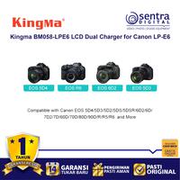 Gambar Kingma BM058-LPE6 LCD Dual Charger for Canon LP-E6 Battery dari Sentra Digital Jogja Kab. Sleman 2 Tokopedia