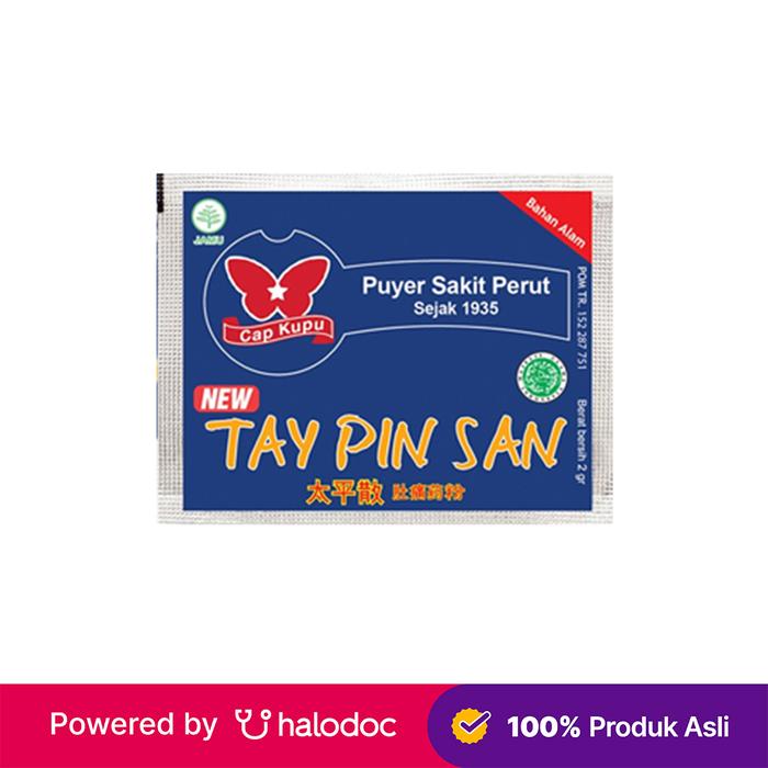 Gambar Tay Pin San Sachet - Obat Diare - Halodoc dari Apotek Halomedika Gejayan Kab. Sleman Tokopedia