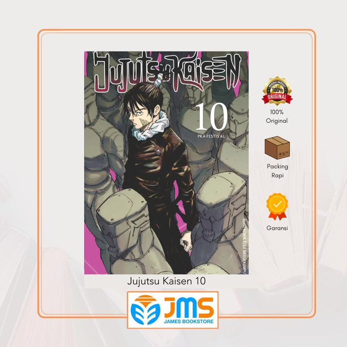 Gambar Buku Komik Manga Jujutsu Kaisen 10 by Gege Akutami dari JAMES Bookstore Official Kota Administrasi Jakarta Pusat Tokopedia