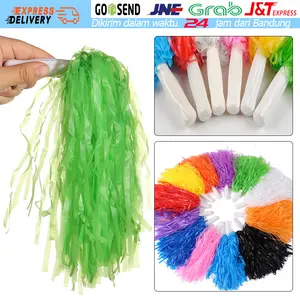 20/40g Pompom Cheerleader Nari Pompom Kertas Cheerleader Menar 5 Warna