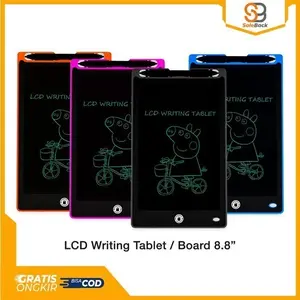LCD Writing Board Tablet Drawing Papan Tulis Anak 8.8 inch