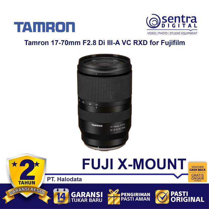 Gambar Tamron 17-70mm F2.8 Di III-A VC RXD for Fujifilm ( APS-C Lens ) dari Sentra Digital Kota Surabaya Tokopedia