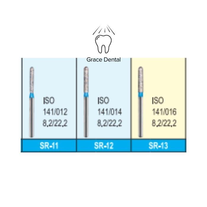 DIamond SR Bur Straight Round End Series Dental Highspeed - Shop ...