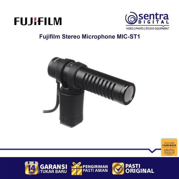 Gambar Fujifilm MIC-ST1 Stereo Microphone Shotgun dari Sentra Digital Kota Surabaya Tokopedia