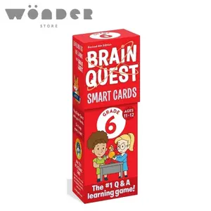 Buku Import Brain Quest 6Th Grade Smart Cards Revised 4Th Edition