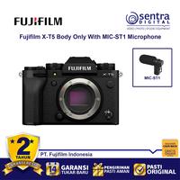Gambar Fujifilm X-T5 Body Only Black with MIC-ST1 Microphone Shotgun dari Sentra Digital Kota Surabaya 1 Tokopedia