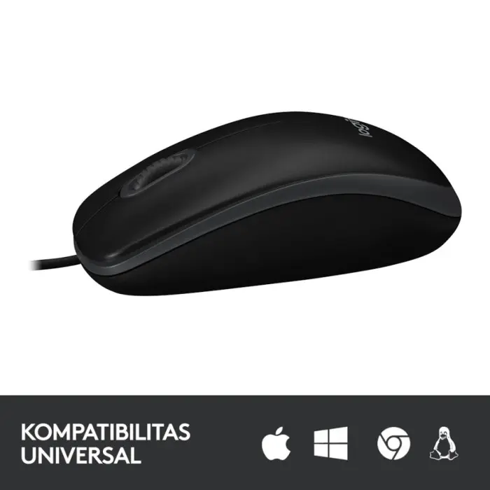 Mouse Logitech B100 Optical USB Mouse 5