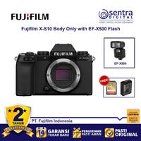 Gambar Fujifilm X-S10 Body Only with EF-X500 Flash Speedlite dari Sentra Digital Kota Surabaya 1 Tokopedia