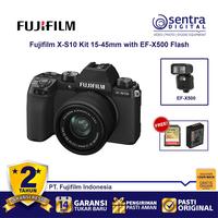 Gambar Fujifilm X-S10 Kit 15-45mm with EF-X500 Flash Speedlite dari Sentra Digital Kota Surabaya 1 Tokopedia