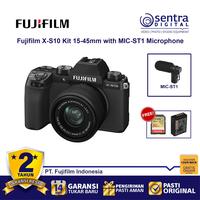 Gambar Fujifilm X-S10 Kit 15-45mm with MIC-ST1 Microphone Shotgun dari Sentra Digital Kota Surabaya 1 Tokopedia