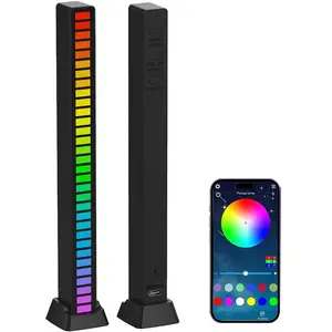 Lampu LED RGB Bar Strip Sound Rhythm Light USB 32LED