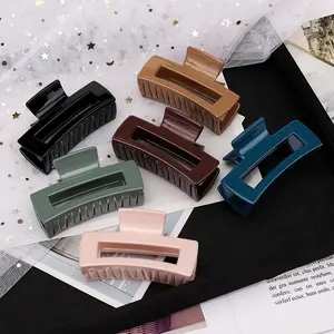 Shinemi - 8.5cm - Jepitan Rambut Salon Korea Glossy Model Kotak / Jedai Rambut