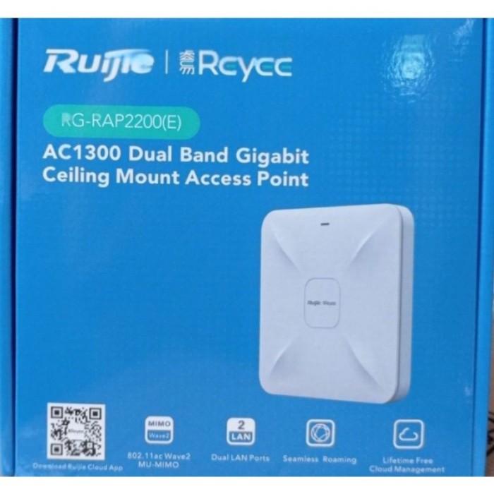 Jual Ruijie RG-RAP2200E RAP2200(E) AC1300 Dual Band Gigabit Ceiling ...