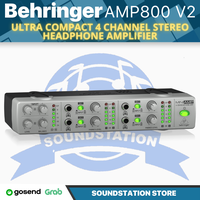 Gambar BEHRINGER AMP800 V2 Ultra Compact 4 Channel Stereo Headphone Amplifier dari SoundStation Store Kota Tangerang Selatan 1 Tokopedia