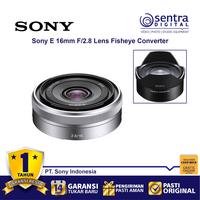 Gambar Sony E 16mm F/2.8 Lens Bundling With Sony Fish Eye Converter VCL-ECF2 dari Sentra Digital Kota Surabaya 1 Tokopedia