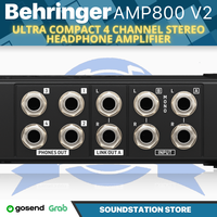 Gambar BEHRINGER AMP800 V2 Ultra Compact 4 Channel Stereo Headphone Amplifier dari SoundStation Store Kota Tangerang Selatan 3 Tokopedia