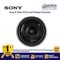 Gambar Sony E 16mm F/2.8 Lens Bundling With Sony Fish Eye Converter VCL-ECF2 dari Sentra Digital Kota Surabaya 2 Tokopedia