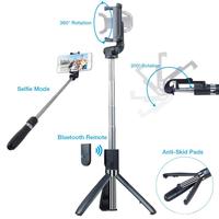 Gambar APEXEL Tongsis Selfie Tripod Mini dengan Bluetooth Shutter - APL-L01 - Black dari Astra Foto Kota Administrasi Jakarta Pusat 5 Tokopedia