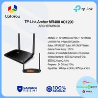 Gambar TP-Link Archer MR400 AC1200 4G LTE Modem Wireless Router - MR400 dari UPTOYOUCOM Kota Administrasi Jakarta Utara 1 Tokopedia