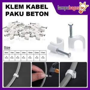 Klem Kabel listrik / Klem Paku Beton / Klem Kabel Clip