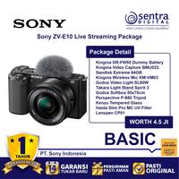 Gambar Sony ZV-E10 kit Black Paket Live Streaming Basic dari Sentra Digital Kota Surabaya 1 Tokopedia