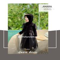 Gambar READY STOCK - GAMIS ONLY Dress Pesta Gamis Anak Amara Series By Qavio - Black, 1y dari Almahyra Kids Wear_NEW Kota Tangerang Selatan 5 Tokopedia