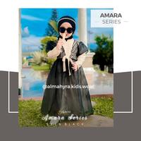 Gambar READY STOCK - GAMIS ONLY Dress Pesta Gamis Anak Amara Series By Qavio - Black, 1y dari Almahyra Kids Wear_NEW Kota Tangerang Selatan 2 Tokopedia