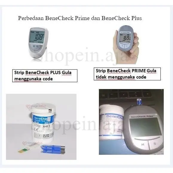 Test Bene check Prime / Stik Glucose Bene-Check 3