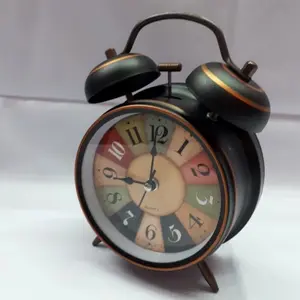 Beker ANTIK KLASIK Jam Alarm Clock / Weker Dering CLASSIC Free Baterai