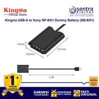 Gambar Dummy Battery Sony NP-BX1 - For Sony ZV-1 - RX Series Live Streaming dari Sentra Digital Kota Surabaya 3 Tokopedia