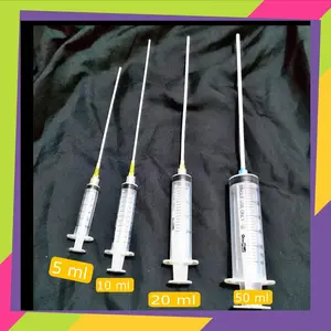 Alat Isi Ulang Pompa Parfum Dengan Selang Injector Parfum Isi Ulang Dalam Botol Plastik Putih 50 ML Kualitas Baru