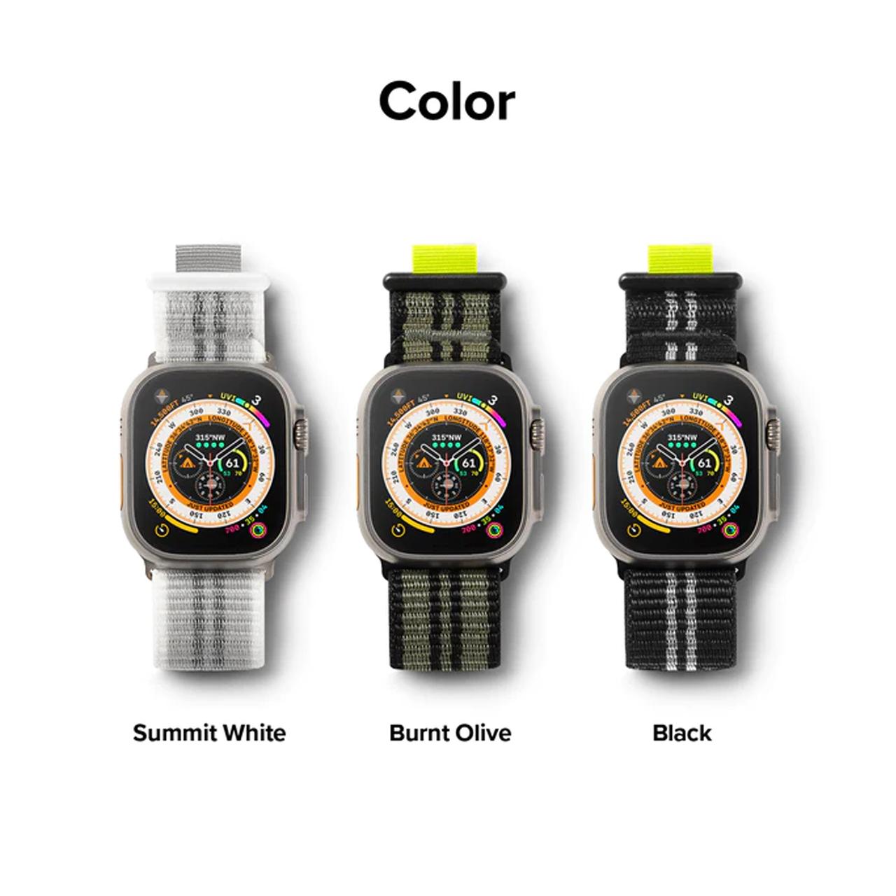 Ringke Apple Watch 49mm / 46mm / 45mm / 44mm / 42mm (Series 3 / 2 / 1) Sport Air Loop - Black AW-B-45-40
