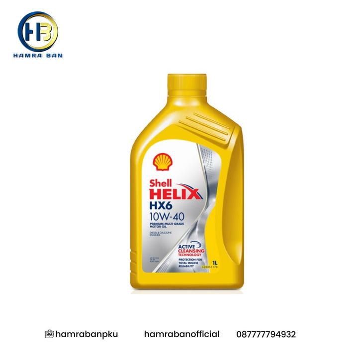 Shell Hamrab Jual Oli Mesin Shell Helix HX6 10w 40 - Kota Pekanbaru - Hamra Ban ...