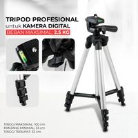 Gambar EZONE Tripod 3110 For Smartphone Hp DSLR Mirrorless Max 100cm + Holder dari Astra Foto Kota Administrasi Jakarta Pusat 3 Tokopedia