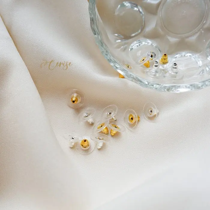 Additional earrings plug | karet penahan anting | pantat anting