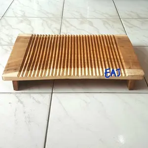 Gilesan Baju Papan Cuci Baju Kayu Ukuran Besar / Papan Gilasan Gilesan